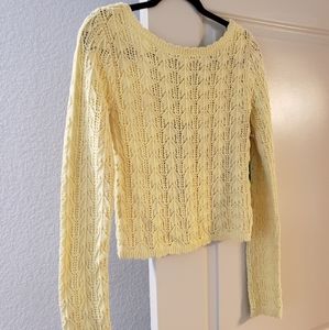 Forever 21 yellow pullover